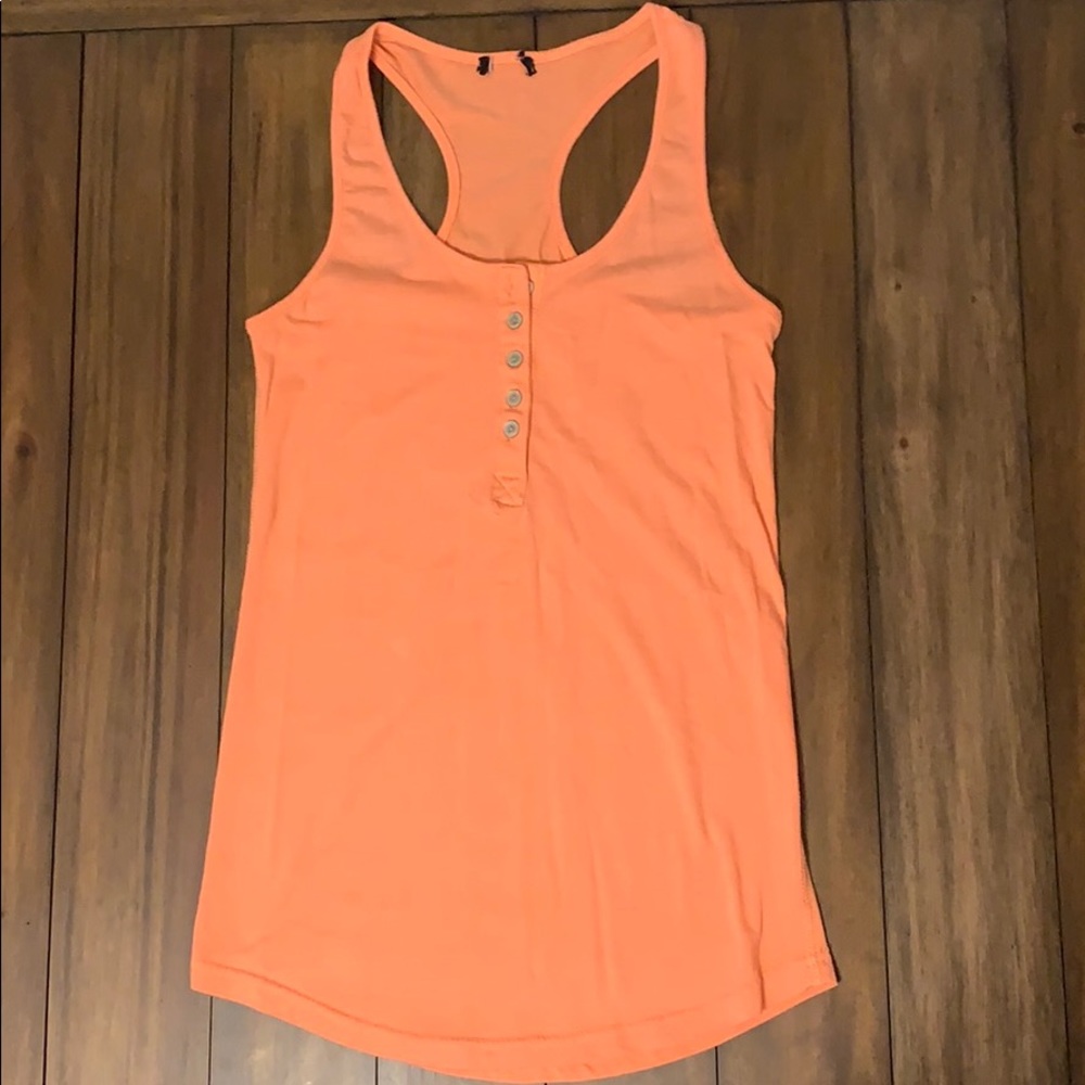 Orange tank top